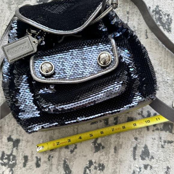 Y2K Coach Limited Edition Poppy Sequin Backpack NWT - Picture 2 of 12